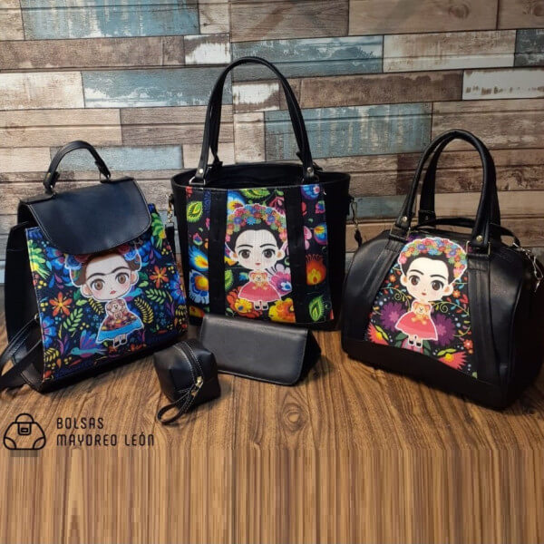 Black Frida Artisan Style 3 Piece Bags Set